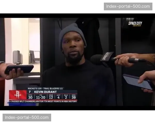 凯文·杜兰特常规赛总得分超越奥拉朱旺,升至历史第12位 凯文·杜兰特常规赛总得分超越奥拉朱旺,升至历史第12位